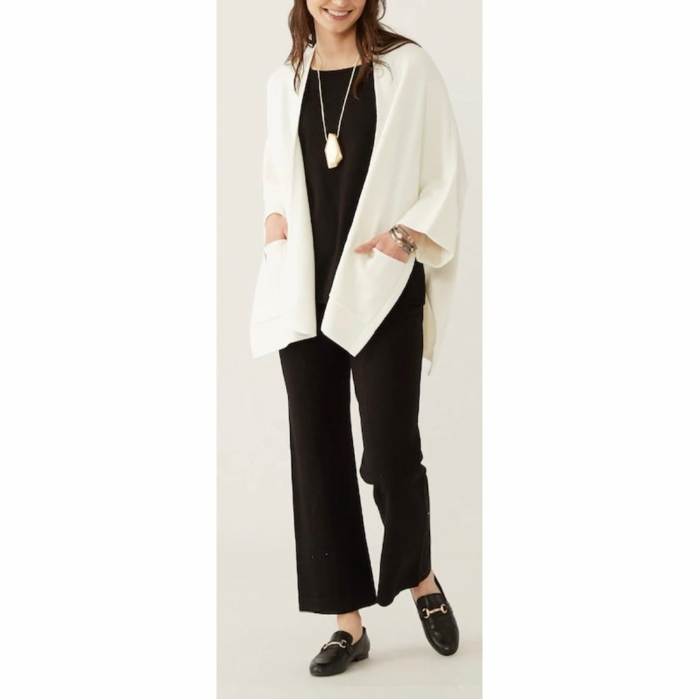 Marla Wynne Drama Kimono Topper For Chico's - Picture 13 of 14